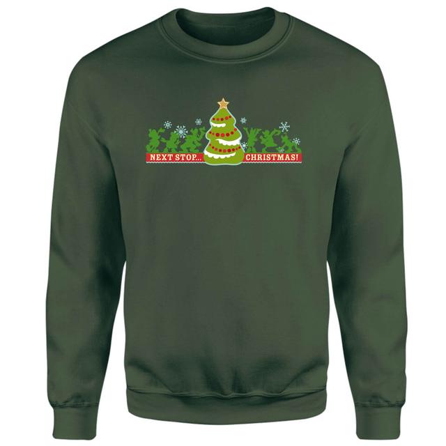 Disney Festive Silhouettes Christmas Jumper - Green - S on Productcaster.