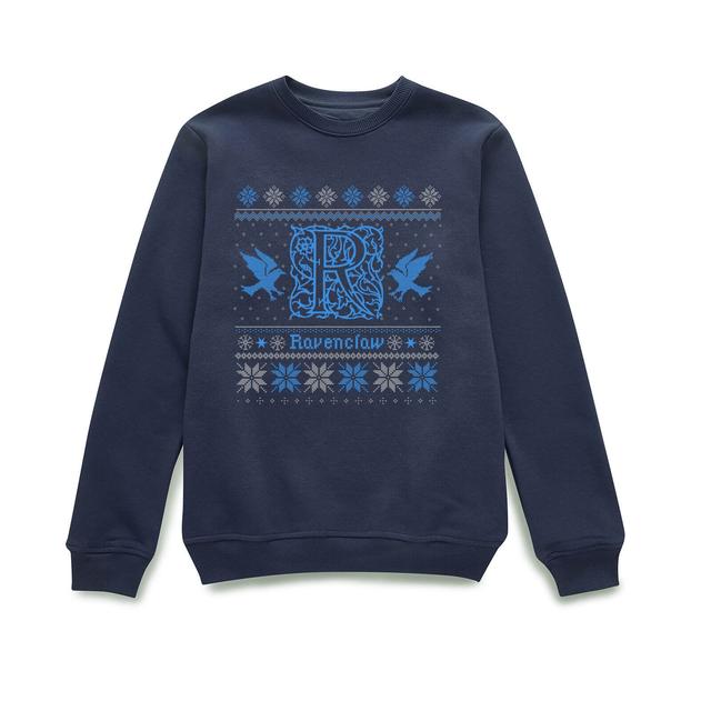 Harry Potter Ravenclaw Christmas Christmas Jumper - Navy - S on Productcaster.