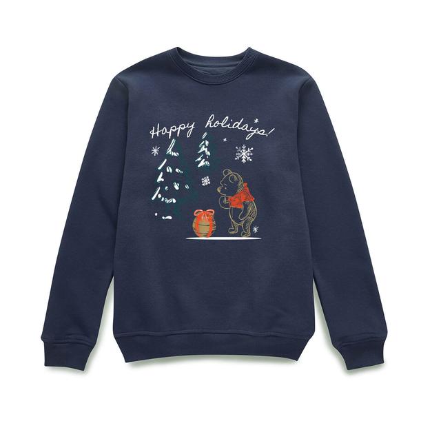 Jersey navideño Happy Holidays Pooh de Disney - Azul marino - XL - Azul Marino on Productcaster.