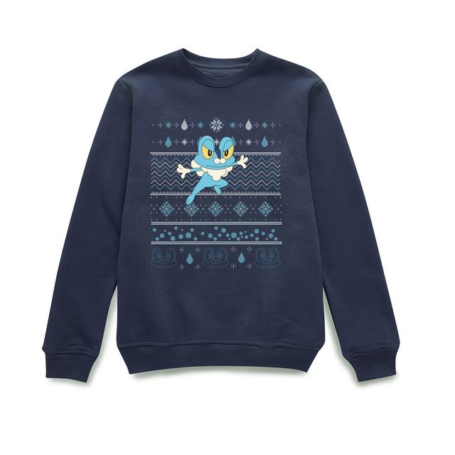 Pokemon Froakie Christmas Christmas Jumper - Navy - 5XL on Productcaster.