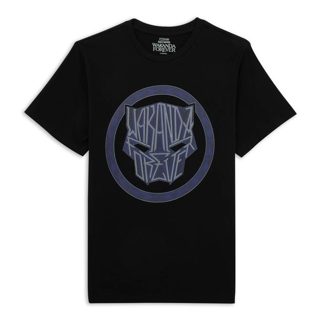 Wakanda Forever Emblem Men's T-Shirt - Black - XXL - Negro on Productcaster.