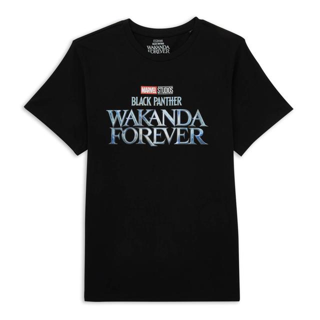 Wakanda Forever Logo Men's T-Shirt - Black - 3XL - Nero on Productcaster.