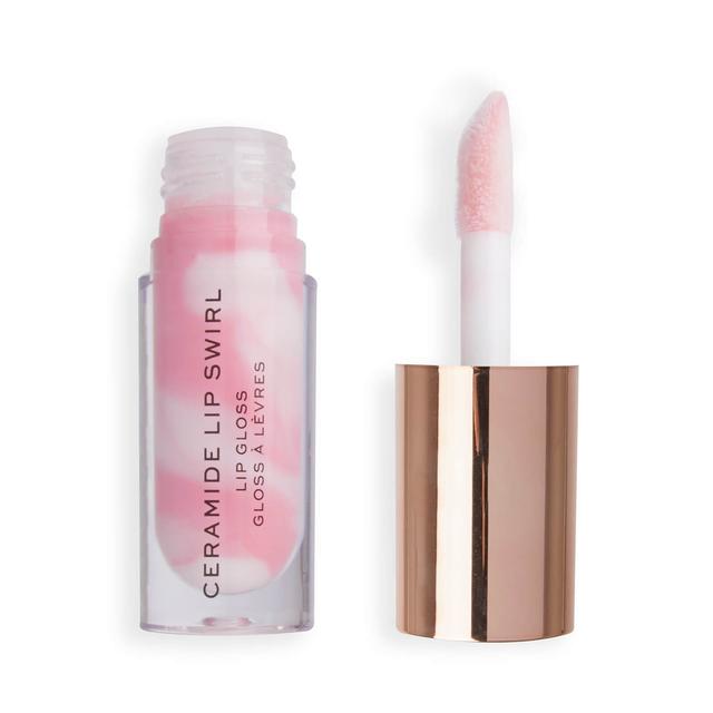 Makeup Revolution Lip Swirl Ceramide Gloss (Various Shades) - Gloss Clear on Productcaster.