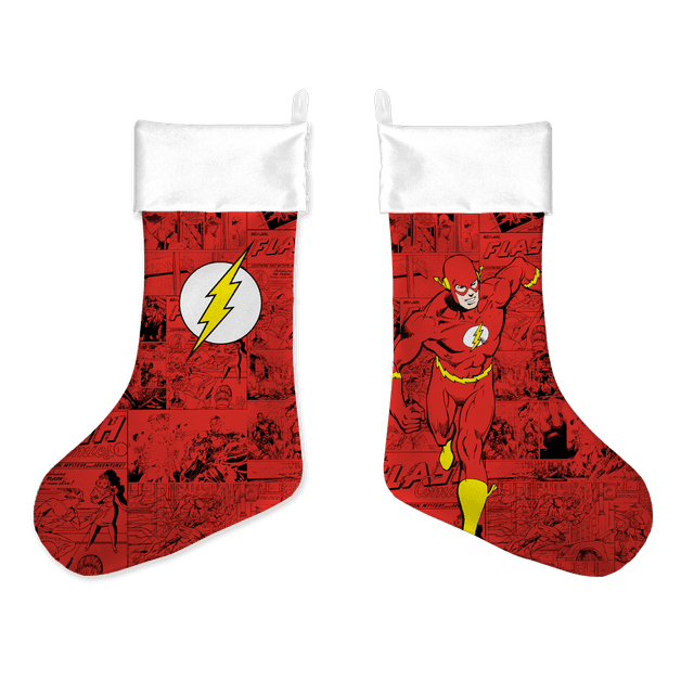 Calcetín navideño de The Flash Comic on Productcaster.