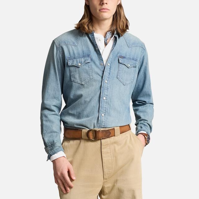 Polo Ralph Lauren Denim Western Shirt - L on Productcaster.