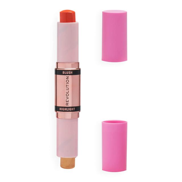 Revolution Blush & Highlight Stick - Coral Dew on Productcaster.