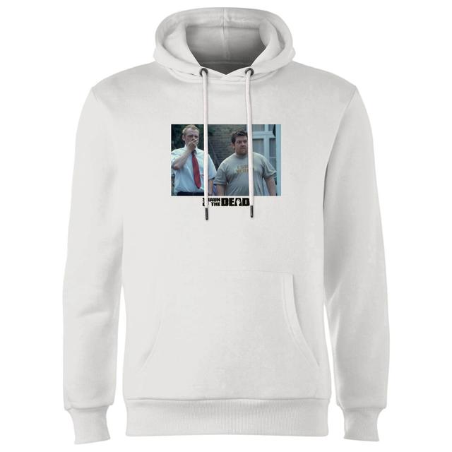 Shaun of the Dead I Think We Should Go Back Inside Hoodie - White - M - Bianco on Productcaster.