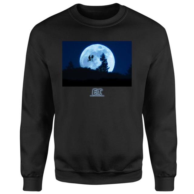 E.T. the Extra-Terrestrial Moon Cycle Sweatshirt - Black - S - Nero on Productcaster.