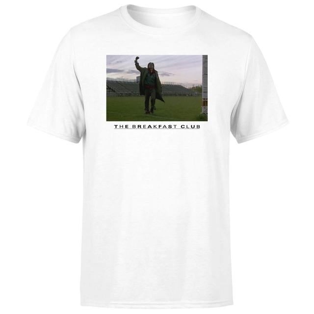 The Breakfast Club End Scene Unisex T-Shirt - White - L - Vit on Productcaster.