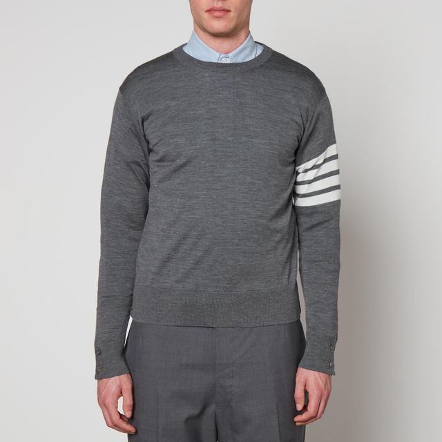 Thom Browne Crewneck Wool Jumper - 2/M on Productcaster.