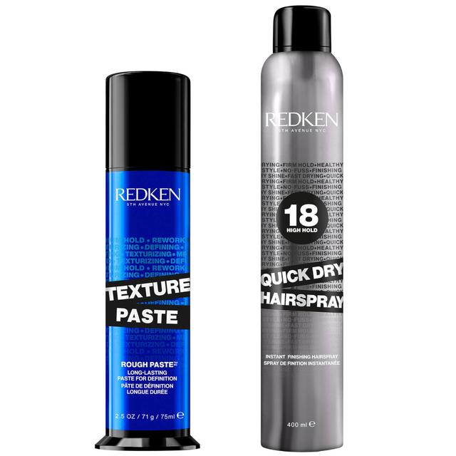 Redken Styling Texture Paste and Quick Dry Hair Spray Bundle on Productcaster.