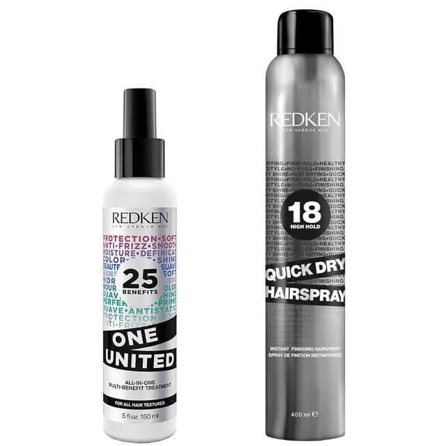 Redken Styling One United and Quick Dry Hair Spray Bundle on Productcaster.