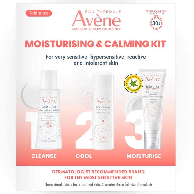 Avène Moisturising And Calming 3-Step Routine For Very Sensitive Skin on Productcaster.