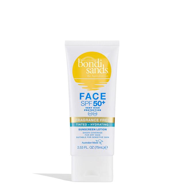 Bondi Sands SPF 50+ Fragrance Free 3 Star Hydrating Tinted Face Lotion 75ml on Productcaster.