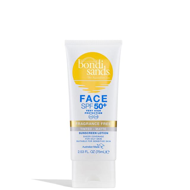 Bondi Sands SPF 50+ Fragrance Free 4 Star Matte Tinted Face Lotion 75ml on Productcaster.