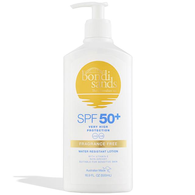 Bondi Sands SPF 50+ Fragrance Free Sunscreen Lotion Pump Pack 500ml on Productcaster.