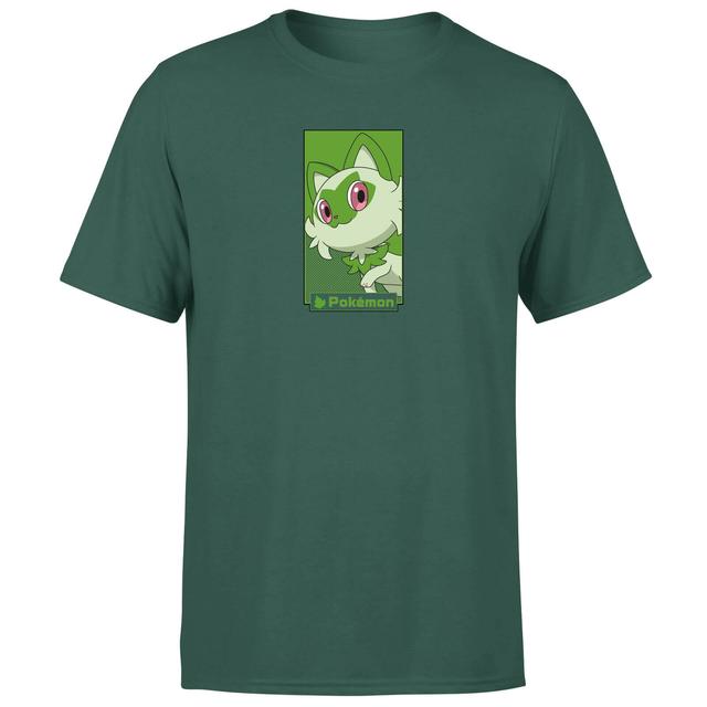 Camiseta unisex Sprigatito de Pokémon - Verde - L - Verde on Productcaster.