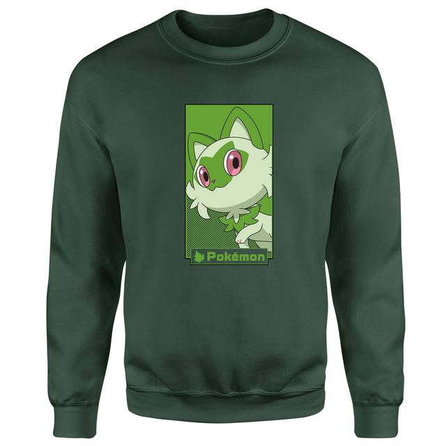 Pokémon Sprigatito Kids' Sweatshirt - Green - 7-8 Jahre on Productcaster.