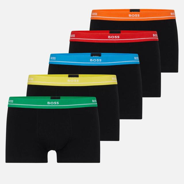 BOSS Bodywear 5 Pack Essential Cotton-Blend Trunks - M on Productcaster.