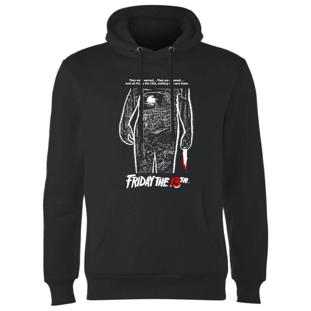 Friday the 13th Classic Poster Mono Hoodie - Black - L - Schwarz on Productcaster.