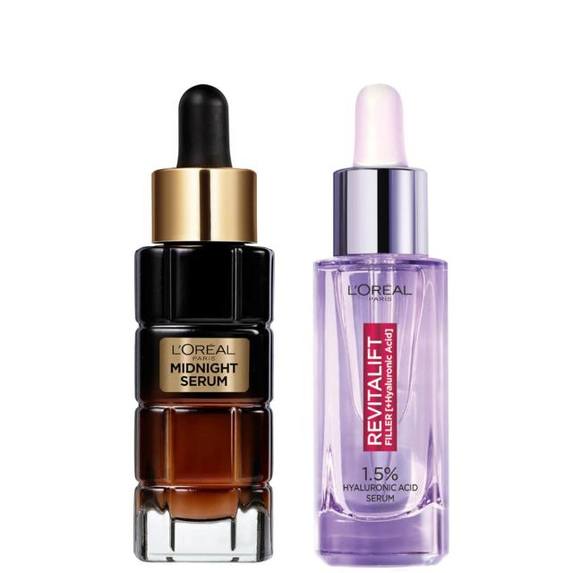 L'Oréal Paris Plump and Glow Serums Bundle with 1.5% Hyaluronic Acid, Vitamin E and Anti-Oxidants on Productcaster.