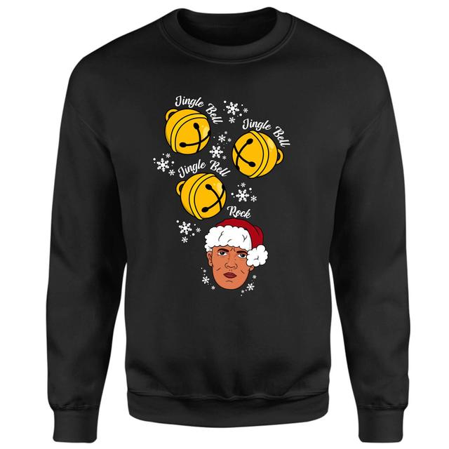 Jingle Bell Jingle Bell Jingle Bell Rock Christmas Jumper - Black - M - Schwarz on Productcaster.