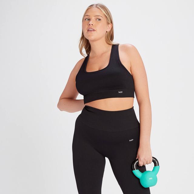 35% Off MP Dámská Tempo Rib Seamless Podprsenka – Černá - XL on Productcaster.