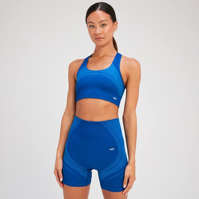 MP Damen Tempo Ultra Nahtloser Sport-BH – Surf-Blau - XXL on Productcaster.