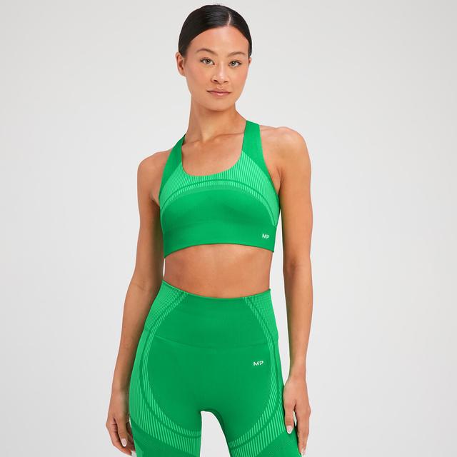 MP Női Tempo Ultra Seamless Sportmelltartó - Élénk Zöld - XL on Productcaster.