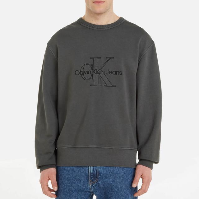 Calvin Klein Jeans Monologo Cotton Sweatshirt - S on Productcaster.