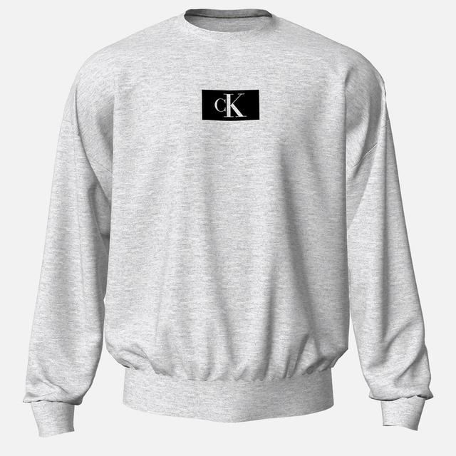 Calvin Klein Logo Lounge Cotton Sweatshirt - M on Productcaster.