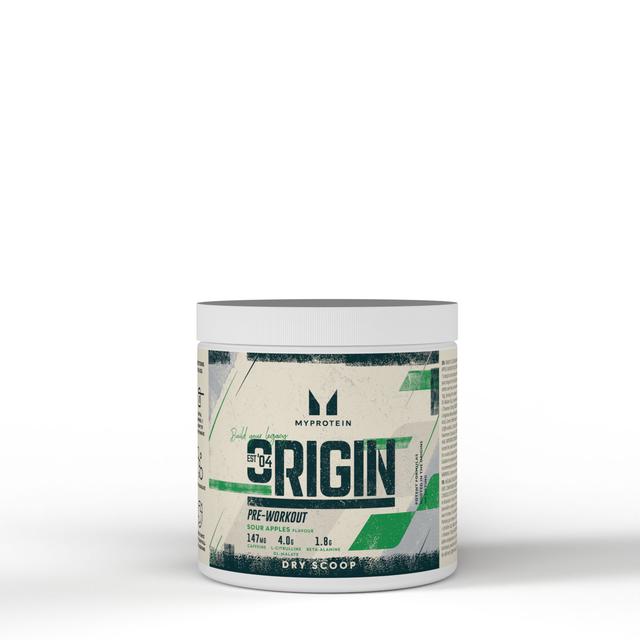 Origin Pre-Workout Dry Scoop - 18servings - Sour Apples on Productcaster.