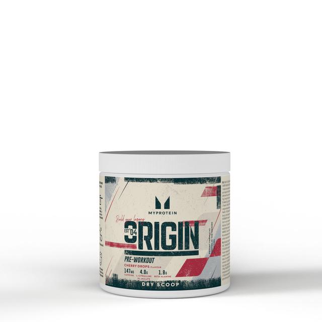 Origin Pre-Workout Dry Scoop - 18servings - Cherry Drops on Productcaster.