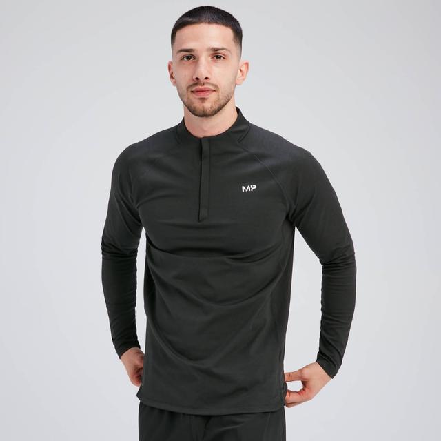 MP Pánský Tempo 1/4 Zip – Černý - XXL on Productcaster.