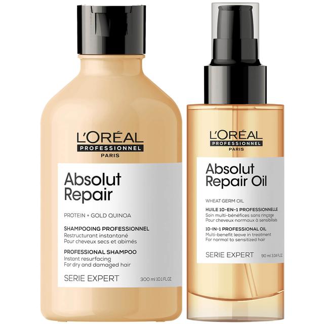 L'Oréal Professionnel Absolut Repair Oil and Shampoo Bundle on Productcaster.