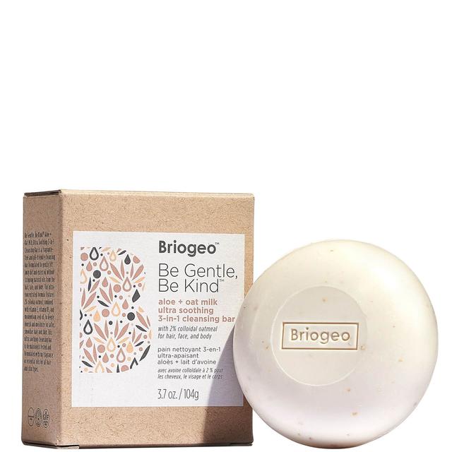 Briogeo Be Gentle, Be Kind Aloe and Oat Milk Ultra Soothing 3-in-1 Cleansing Bar 104g on Productcaster.