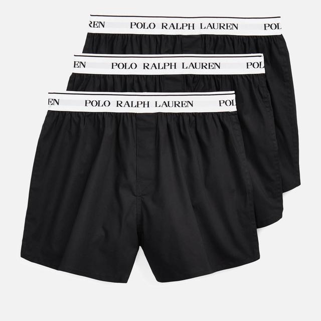 Polo Ralph Lauren Three-Pack Cotton-Poplin Boxers - S on Productcaster.