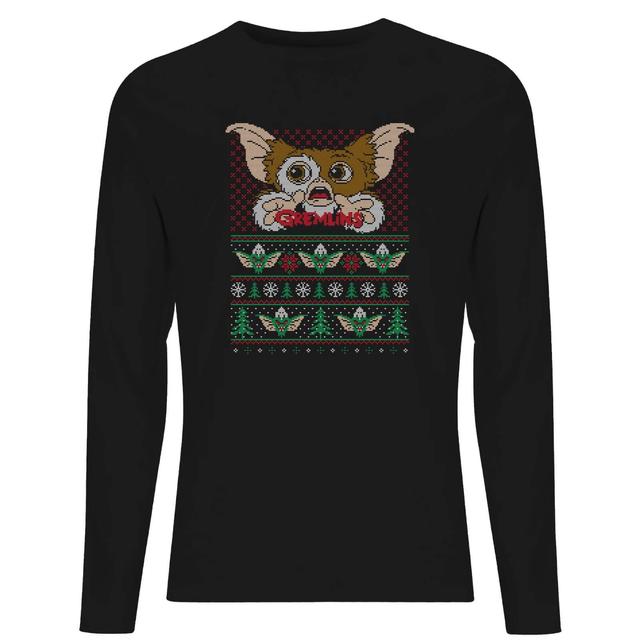 Camiseta de manga larga Fairisle de Gremlins - Negro - M - Negro on Productcaster.