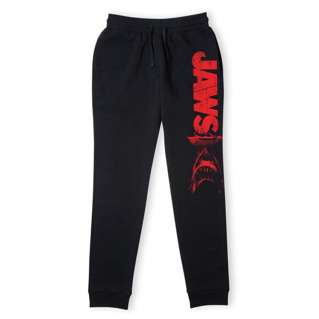 Joggers clásicos con póster de Jaws - Negro - XXL - Negro on Productcaster.