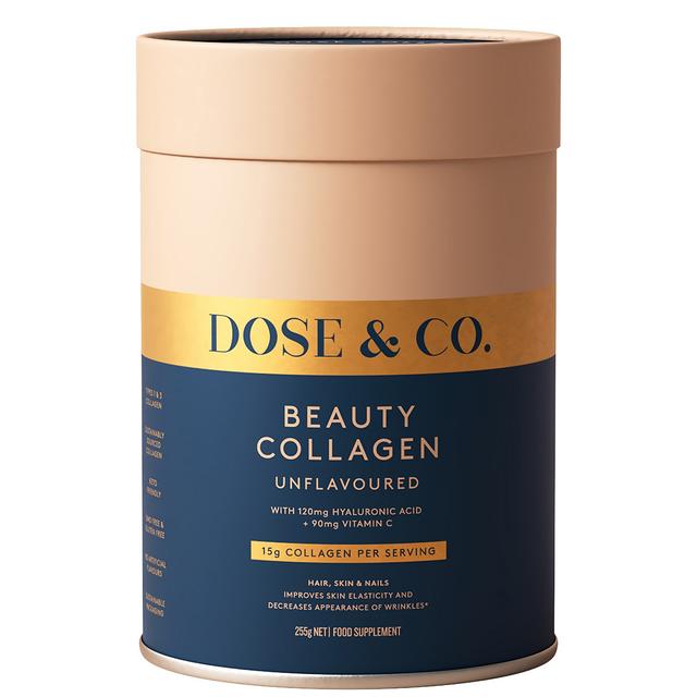 Dose & Co Beauty Collagen with Hyaluronic Acid and Vitamin C Powder 255g on Productcaster.