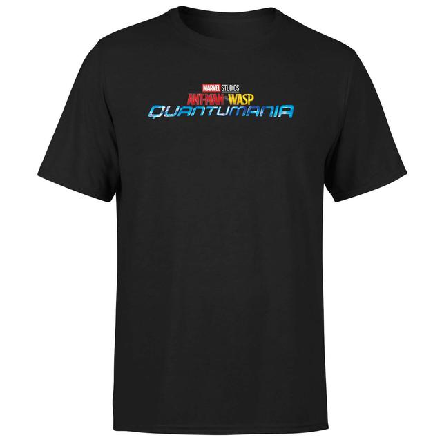 Marvel Ant-Man & The Wasp: Quantumania Logo T-Shirt - Black - XXL - Black on Productcaster.