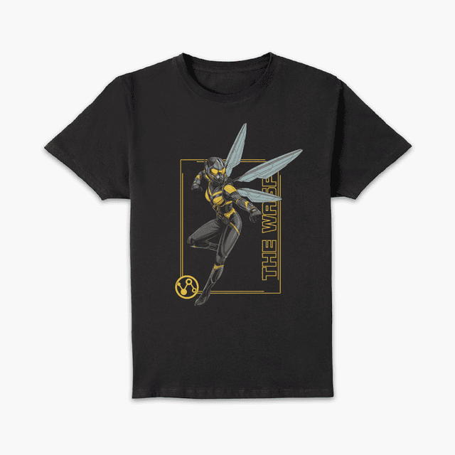 Marvel Ant-Man & The Wasp: Quantumania The Wasp Pose T-Shirt - Black - L - Black on Productcaster.