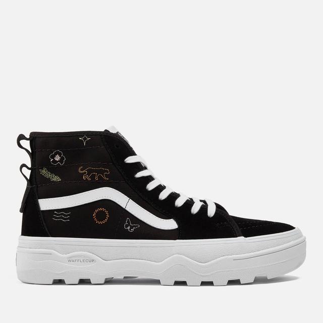 Vans Women's Embroidered Sentry Sk8-Hi Suede Trainers - 3 on Productcaster.