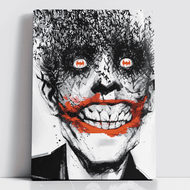 g id "i1" Decorsome x Batman Jock - The Joker x id" x1"/ Lienzo rectangular / g - 20x30 inch on Productcaster.