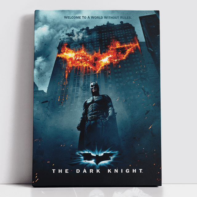 Decorsome x Batman The Dark Knight Poster Rectangular Canvas - 12x18 inch on Productcaster.