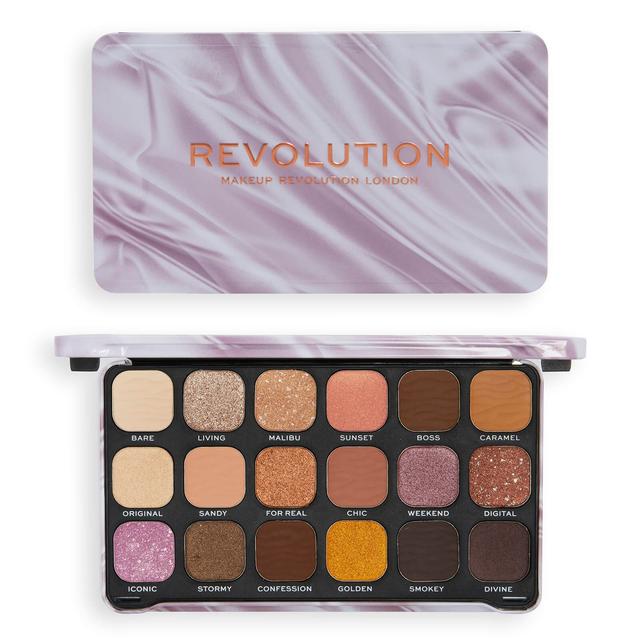 Makeup Revolution Forever Flawless Shadow Palette - Nude Silk on Productcaster.