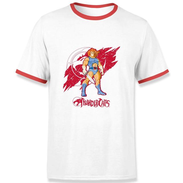 Thundercats Lion-O Red Ringer T-Shirt - White/Red - XXL - White/Red on Productcaster.