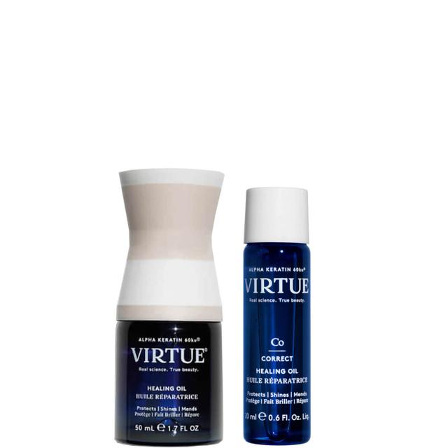 VIRTUE Heal and Shine Hair Oil Duo for Dry or Damaged Hair on Productcaster.