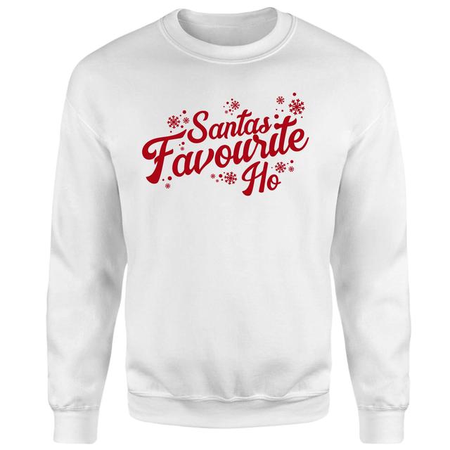 Santas Favourite Ho Sweatshirt - White - XXL - Weiß on Productcaster.