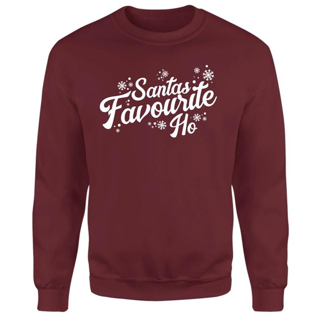 Santa Favourite Ho Sweatshirt - Burgundy - S - Burgundy on Productcaster.